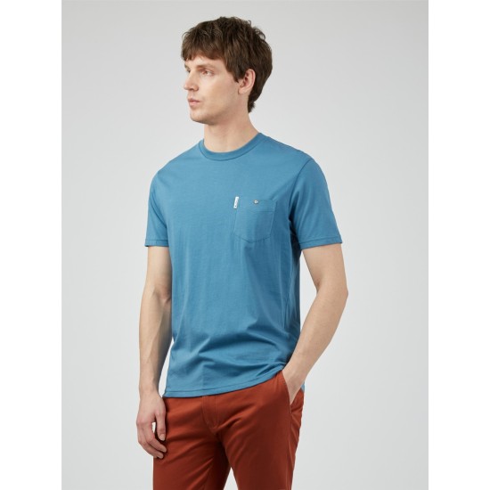 Ben Sherman Sig T Pocket W/w Blue