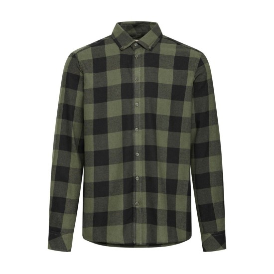 Blend Brushed Cotton Shirt Thyme