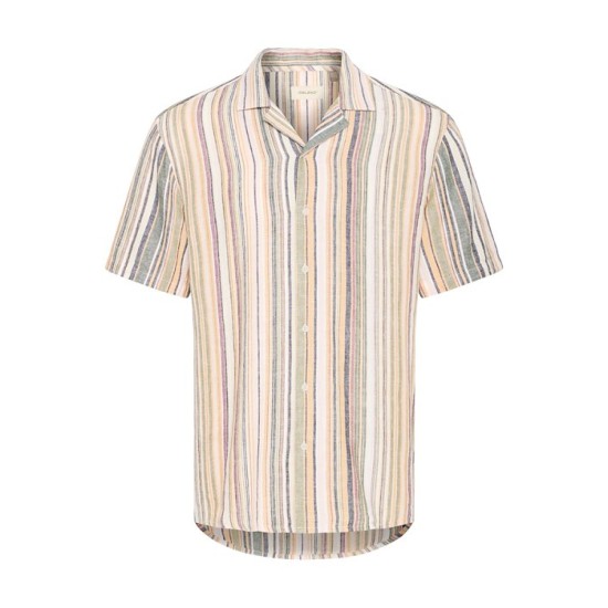 Blend Shirt Short Sleeve Oil Green