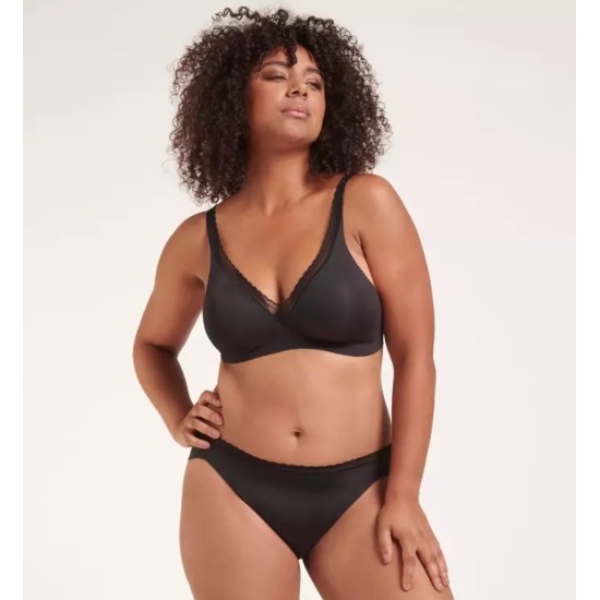 Body Adapt Twist T-shirt Bra- Black