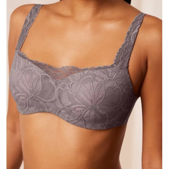 Body Make-Up Illusion Lace Balconette- Grey