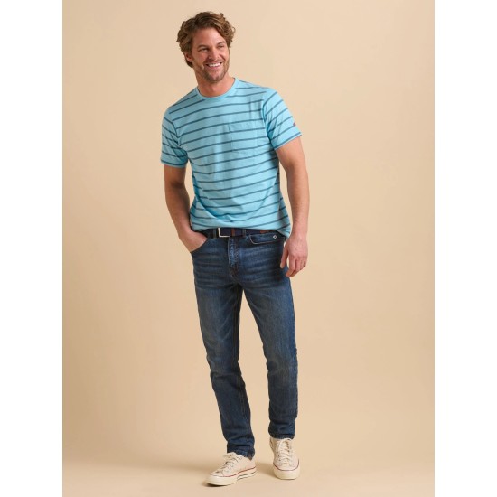 Brakeburn  Blue Stripe Tee