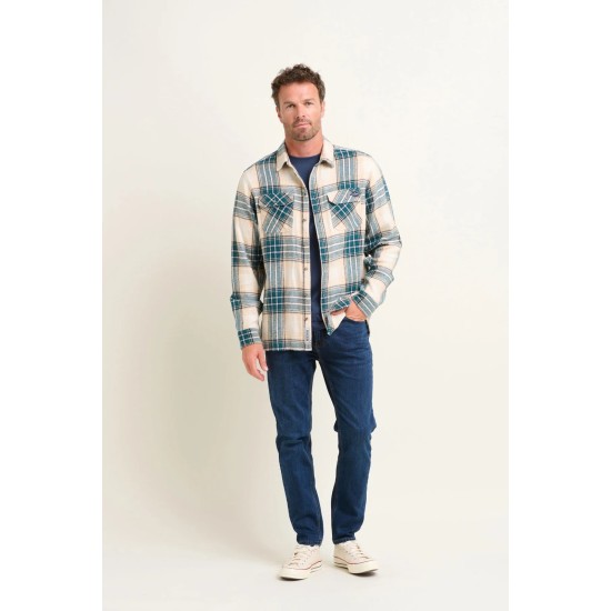 BrakeBurn Blanket Check Shirt Teal