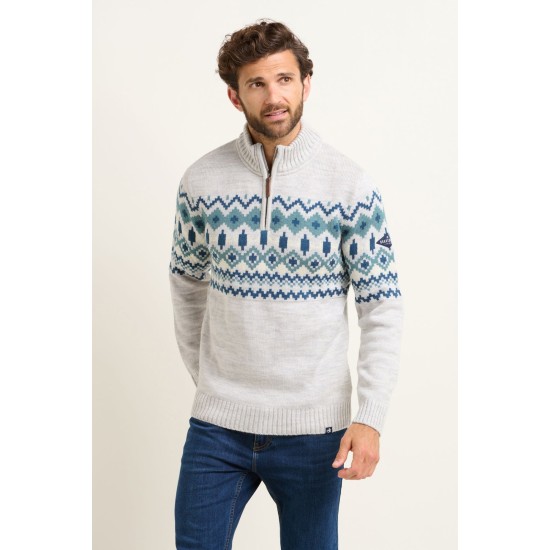 Brakeburn FairIsle 1/4 Zip