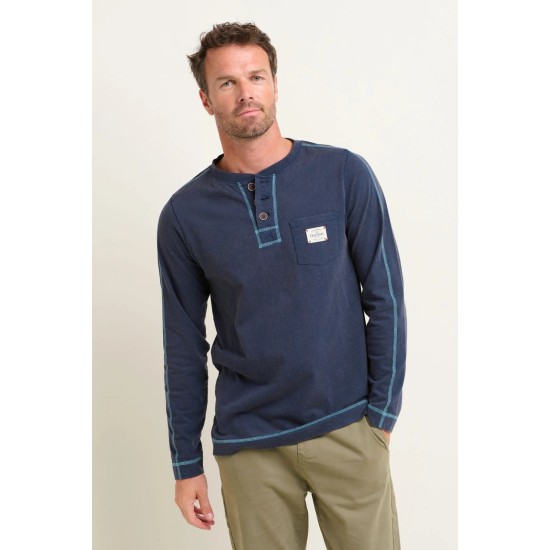 Brakeburn L/S Navy Henley