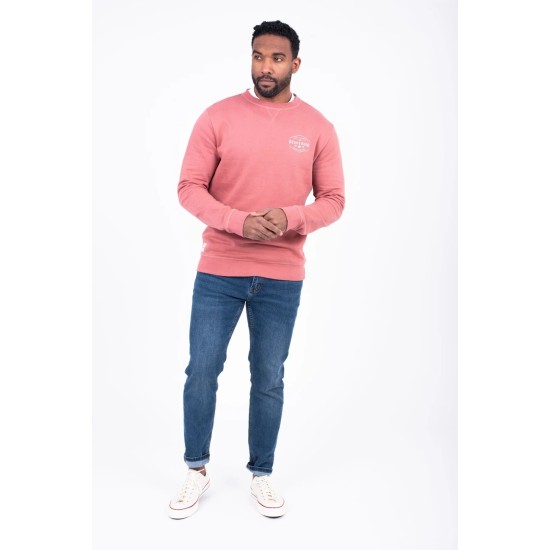 Brakeburn Pink Crew Neck Sweat