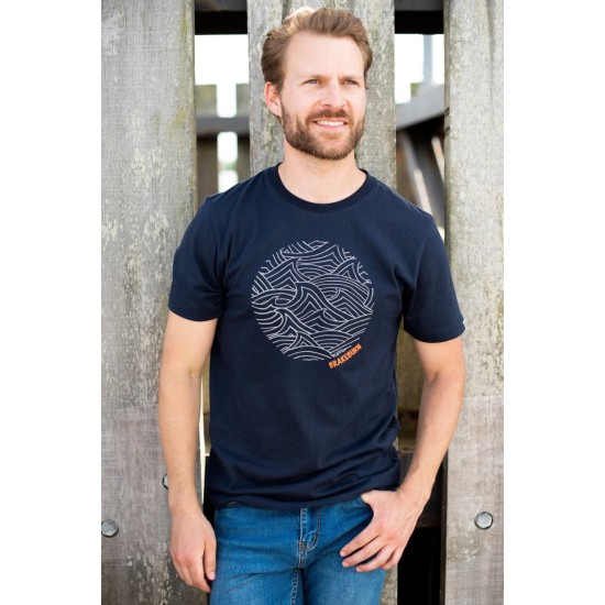 BrakeBurn Waves Circle Tee