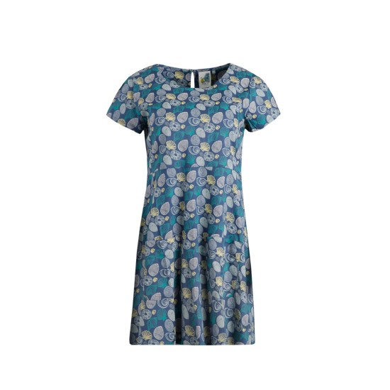 Breeza EcoViscose Printed Tunic Ensign Blue