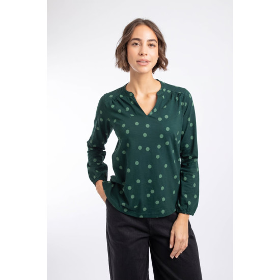 Brooke Cotton V/N Top- Bamboo