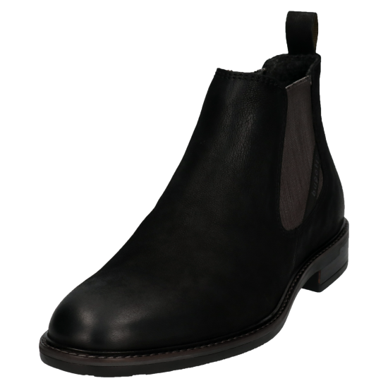 Bugatti Black Suede Chelsea Boot- Black