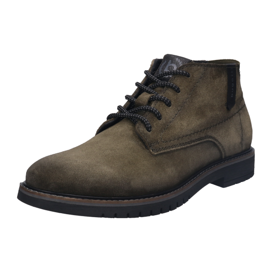 Bugatti Caj Suede Ankle Boot- Dk Green