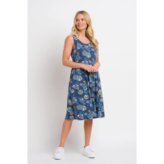 Bursting Blooms Sleeveless Dress