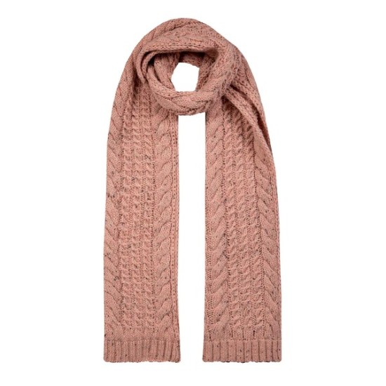 Cable Knit Marl Scarf