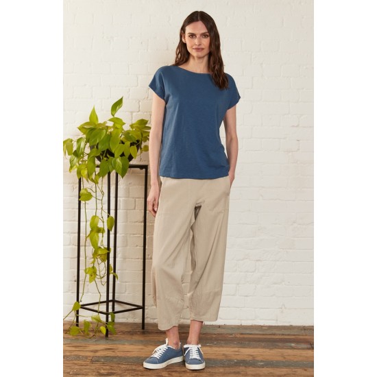 Cap Sleeve T-Shirt- Sky