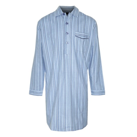Champion Brushed Cotton Nightshirt Lt Blue