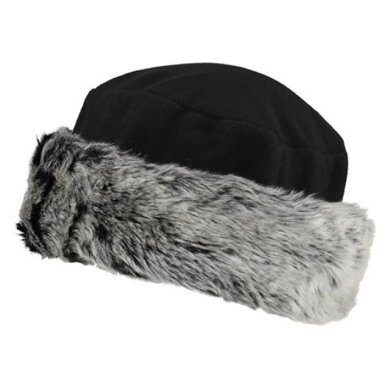 Chilton Fleece Round Crown Hat - Black