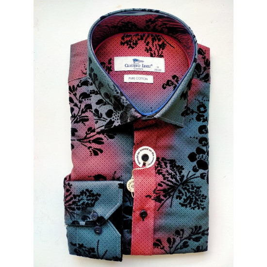 Claudio Lugli L/s Shirt- Flock (Iron on Reverse Side)