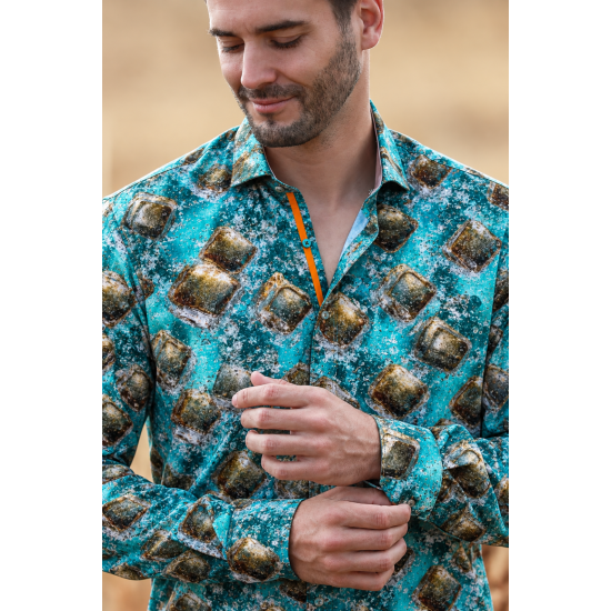 Claudio Lugli L/s Shirt- Ice Cubes