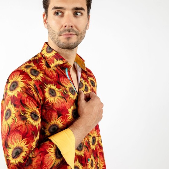 Claudio Lugli L/s Shirt- Sunflower Orange