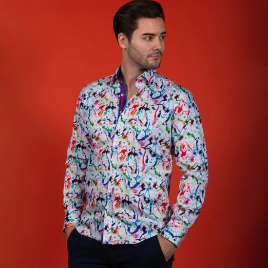Claudio Lugli L/s Shirt- Paint Splash
