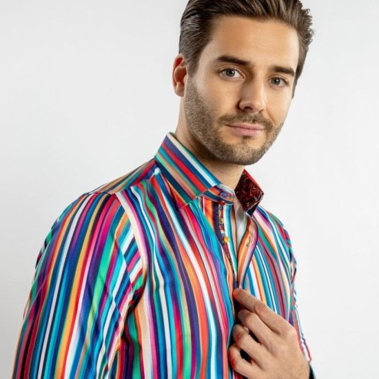 Claudio Lugli L/s Shirt- Stripe