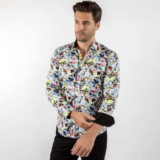 Claudio Lugli L/s Shirt- Paint Splash