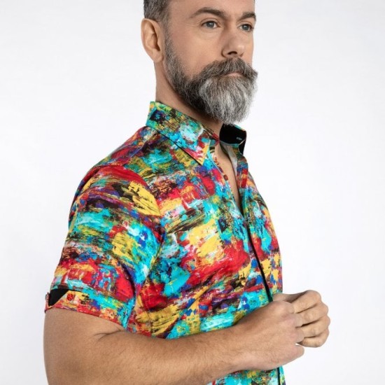 Claudio Lugli S/s Shirt- Oil Paints