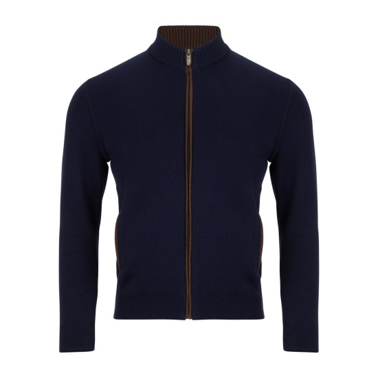 Drifter Cotton Rich Full Zip Knit