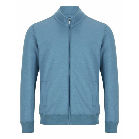 Cotton Rich Full Zip Sweatshirt- Navy
