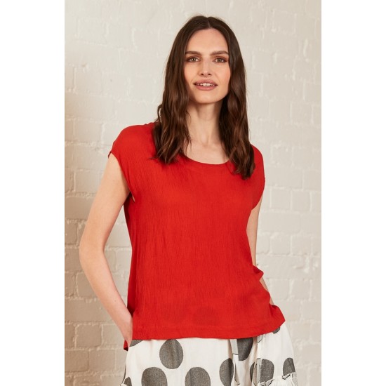 Crinkle R/N Top- Fiesta