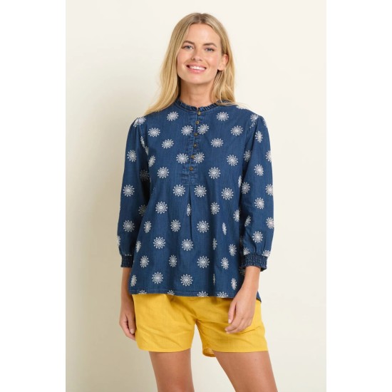 Daisy Denim Blouse