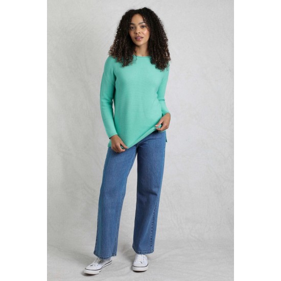 Dalla Crew/N Jumper - Aqua Marine