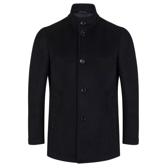 Daniel Grahame Watson Overcoat Black