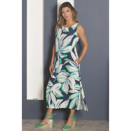 Darcy Long Dress- Navy
