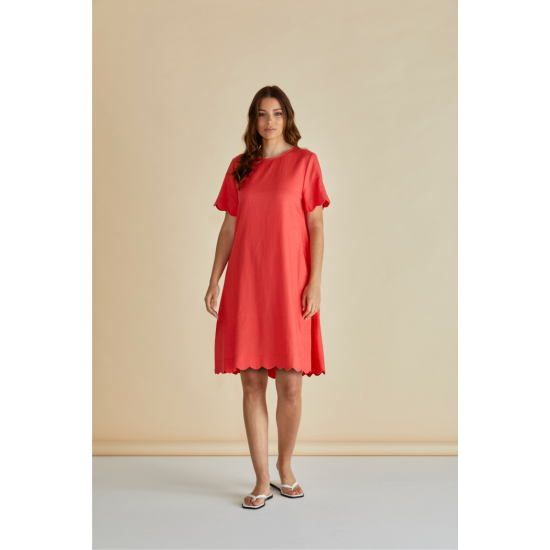 Dawn Shift Dress Red