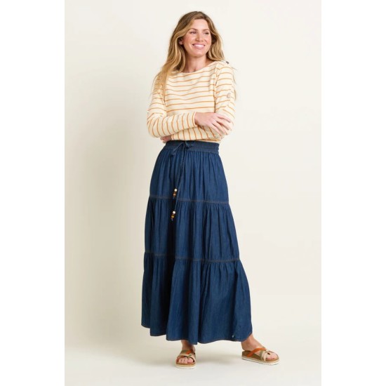 Denim Maxi Skirt
