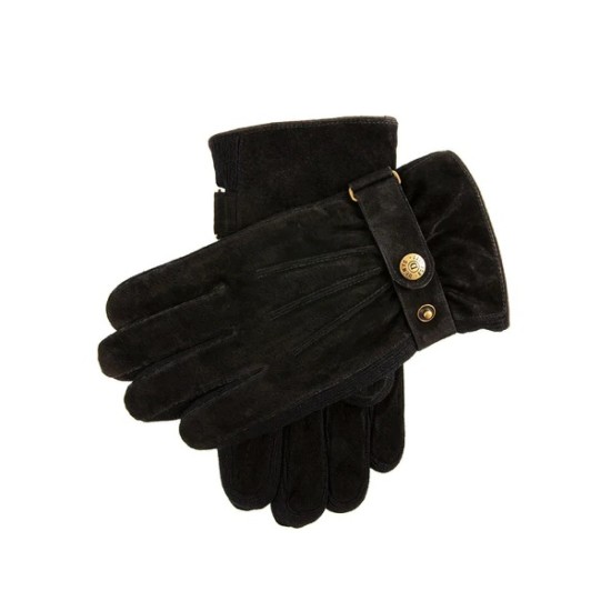 Dents Suede Elastic Gloves