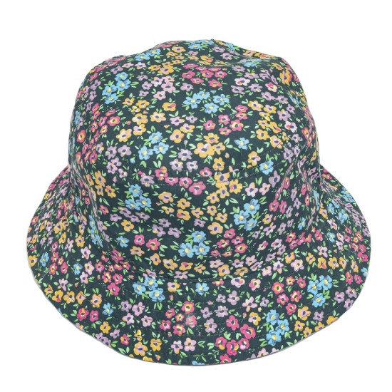 Ditsy Print Bucket Sun Hat -       One Size