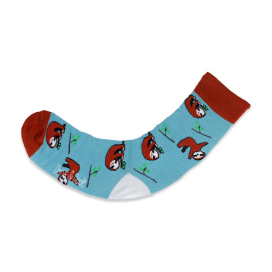 Doris & Dude Bamboo Socks - Mint Sloth