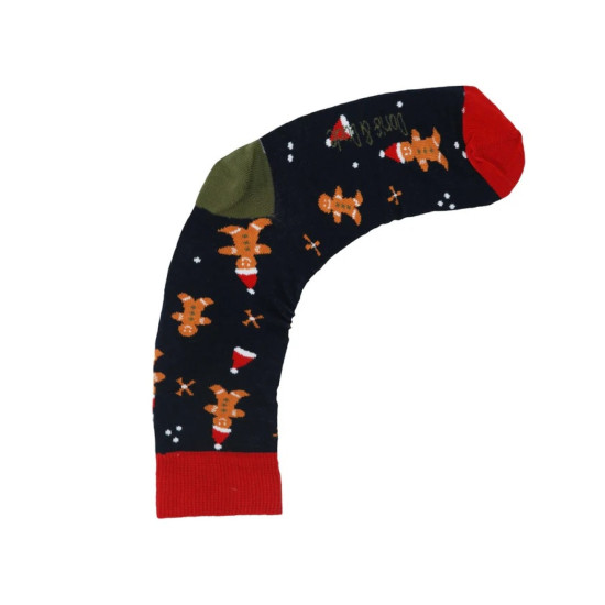 Doris & Dude Bamboo Socks - Navy Gingerbread