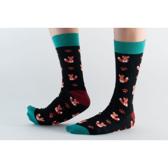  Doris & Dude Bamboo Socks Black Fox