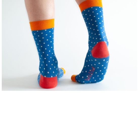  Doris & Dude Bamboo Socks Blue Spot