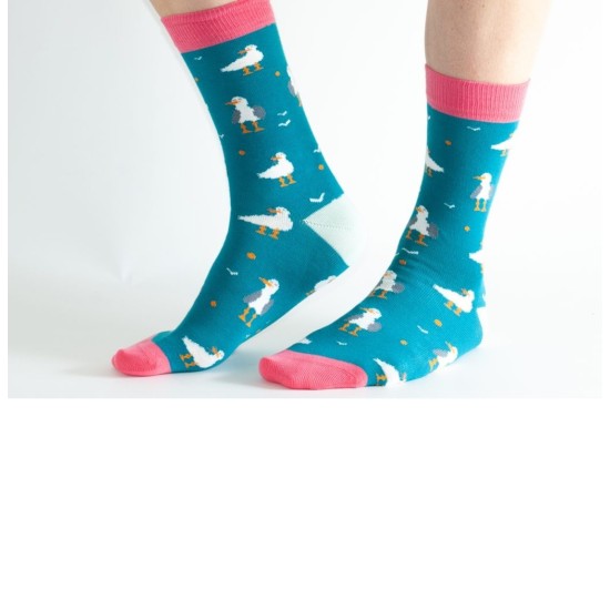  Doris & Dude Bamboo Socks Teal Seagull