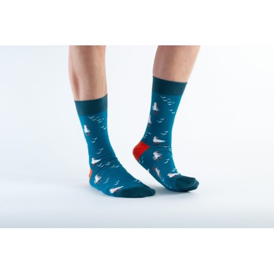  Doris & Dude Bamboo Socks Teal Seagull  