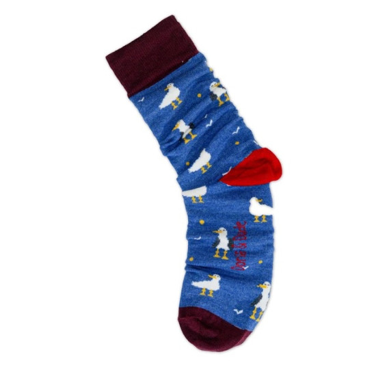 Doris & Dude Merino Socks Blue Seagull