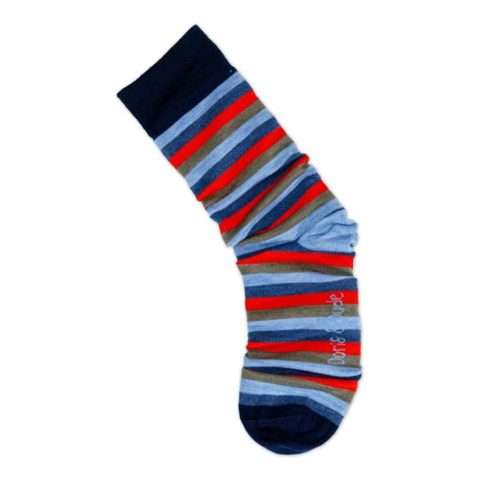 Doris & Dude Merino Socks Blue Stripe