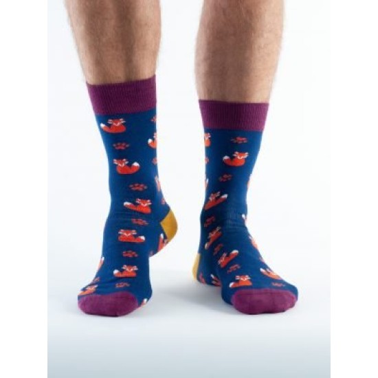 Doris & Dude Socks    Blue Fox