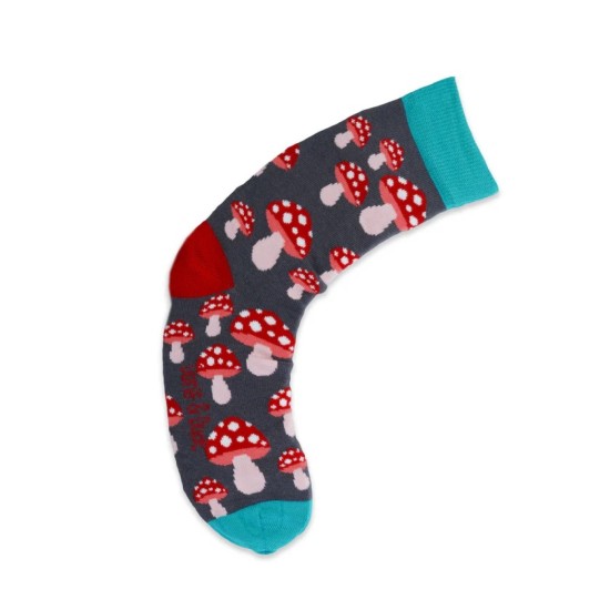 Doris & Dude Socks  Grey Mushroom