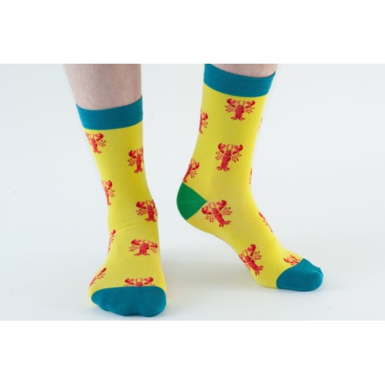 Doris & Dude Socks Lime Lobster
