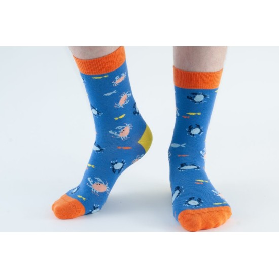 Doris & Dude Socks Blue Crabs